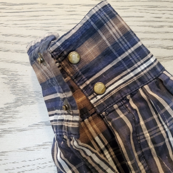 Wrangler Retro Pearl Snap Button Down Western Wear - Picture 5 of 8